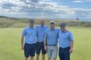 Craigielaw Golf Club's Craig Davidson, Kenny Glen, Ross Colquhoun and Marc Reid have made history with a hat-trick of titles