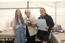 Shauni Patterson, Sheila Poulson and Keisha McCreath were among those in attendance at Innerwick Flower Show