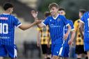 The 16-year-old scored his first goal for St Johnstone in a friendly against East Fife. Image: Tranent FC Twitter