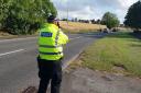 A speed check was carried out on Haddington's Pencaitland Road. Image: Police Scotland