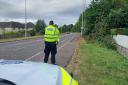 Speed checks have been carried out in Haddington. Image: Police Scotland