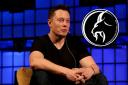 Elon Musk and the Haddington Town logo