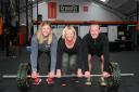 Our Community Kitchen and CrossFit Haddington are teaming up for a special fundraiser. From left: Steve Davison, Elaine Gale and Sarah Macdonald. Image: Alan Wilson
