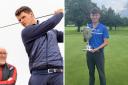 Angus Carrick (left, Scottish Golf) and James Morgan have both been named in a prestigious squad