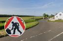 The road at Gladsmuir will be closed for a week.