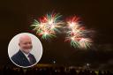 Firework displays are popular in a number of towns but safety is important, according to Colin Beattie MSP