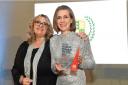 Svetlana Kukharchuk (right), The Cheese Lady, has scooped a top national award. She is pictured alongside Rachel Pernak-Brennon from the judging panel