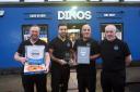 Success at a national awards ceremony has led to Dino's being recognised in the Scottish Parliament