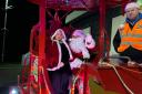 Santa on his way around Prestonpans last year