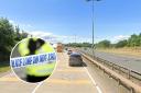 Police are in attendance at the incident near Thistly Cross on the A1
