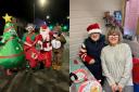 Santa visited Elphinstone thanks to an event organised by East Lothian Roots and Fruits