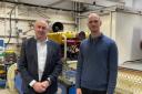 Paul McLennan, East Lothian MSP (left), met with Jonatan Scharff Willners, owner of Frontier Robotics
