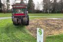 Work has begun to plant bulbs and wildflower seeds at Ormiston Park and Tranent's Polson Park