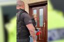 Police carried out search warrants in Prestonpans and Musselburgh