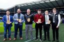 East Regional winners receive their awards on Saturday, 9 March at Scottish Gas Murrayfield. Image: Scottish Rugby/SNS