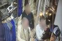 A report has been passed on to police following the theft. We have chosen to blur the faces. Image: Facebook