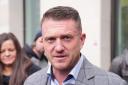 Tommy Robinson, real name Stephen Yaxley Lennon, outside Westminster Magistrates’ Court on Monday (Jonathan Brady/PA)
