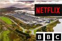 Netflix/BBC drama filming at Hunterston today
