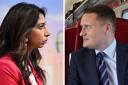 Hard-right Tory MP Suella Braverman opposes the two-child benefit cap, while Labour's Wes Streeting supports it