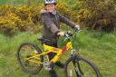 Aidan Stevenson, 10, is preparing for his fundraising cycle on Saturday (May 22)