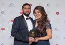 Nazea Saiq and husband Saqib Bashir are celebrating after Dunbar Post Office picked up a national prize. Picture: Andrew Perkins