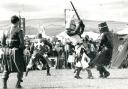Medieval knights were one of the attractions at the Bolton Show in 1985