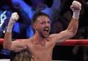 Josh Taylor is still undefeated after victory over Jack Catterall. Picture: AP Photo/John Locher