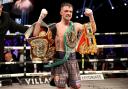 Josh Taylor retained his world titles against Jack Catterall in Glasgow at the end of last month. Picture: Steve Welsh/PA Wire.
