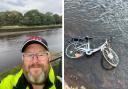 Magnet fisherman James Pearson retrieved the electric bike from the River Esk at Goosegreen