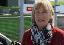 Anne at the local recycling centre (Credit: BBC)