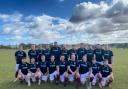 Ryan Mack (back row wearing baseball cap) has put the name of positive mental health charity Changes on the front of the warm-up kit of Tranent Amateur Football Club