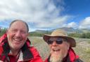 Dave Crosbie (right) and Cory Jones (left) on an expedition in the Yukon