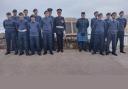 Lord Lieutenant of East Lothian, Roderick Urquhart with local cadets
