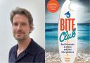 Pictured left: Douglas Wight and pictured right: his book Bite Club