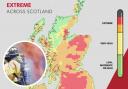 The risk of wildfires is 'extreme' in the majority of East Lothian