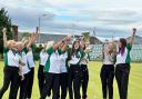 East Lothian Ladies returned from Ayr, Northfield, with the top 10 title. Image: Bowls Scotland