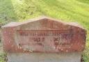 The inscribed lintel stone from Musselburgh’s old ‘fever hospital’ has found a permanent home