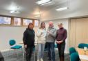 Dunbar And District Amateur Drama Association (DADADA) has handed over a cheque to Dunbar Dementia Carers Support Group