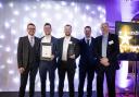 The Gensource team at the awards – from left: Euan Drummond, Josh King, Robert Wilson, David Herschell and Gregor Thake. Image: Lee Live: Photographer