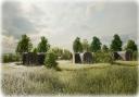Glamping pods are planned for Boggs Holdings. Image: East Lothian Council planning portal