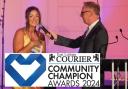 TV and radio personality Bryan Burnett (pictured at an unrelated awards ceremony) will be hosting the Courier's inaugural Community Champion Awards next month. Image: Jim Payne