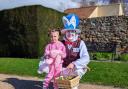 The Easter Bunny stopped by at an open day at Preston Tower in Prestonpans