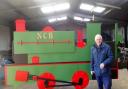 Angus Bathgate recorded on camera the building of the replica steam locomotive, known locally as the pug, which transported coal and bricks from Wallyford to a train on the main East Coast rail line. The replica was installed near the location where the