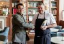 Brose Oats is enjoying national recognition, including at Edinburgh's Balmoral Hotel. Pictured are Josh Barton, of the East Linton-based company, and the hotel's executive chef Paul Hart