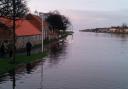 Musselburgh flooding. Pic Scott Watt.