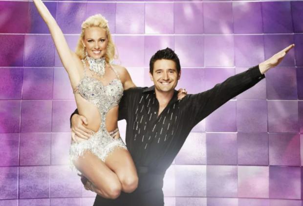 East Lothian Courier: Tom Chambers and partner Camilla Dallerup on Strictly. Credit: BBC