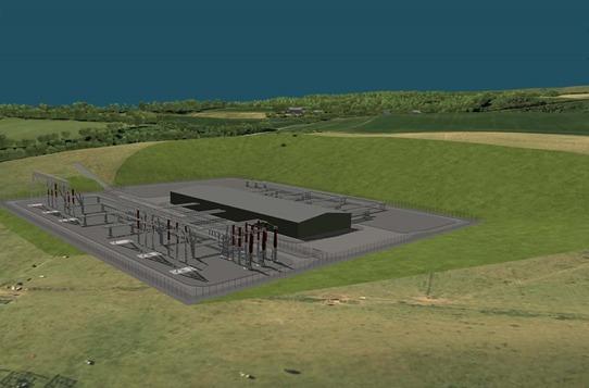 A substation is being proposed for Branxton, near Torness