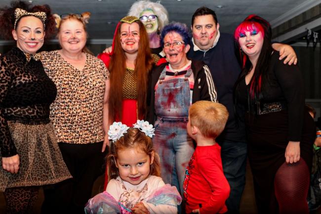 A special Hallowe'en party took place in Haddington Bowling Club