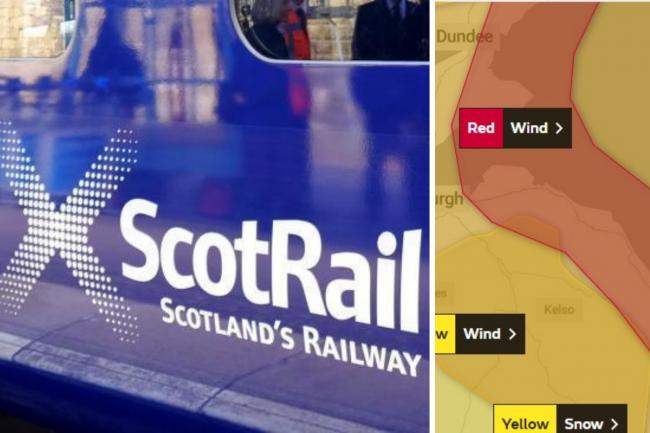 No trains will run in East Lothian this afternoon and evening due to Storm Arwen