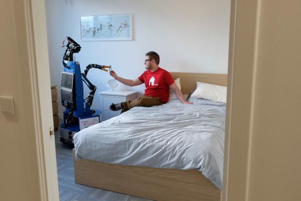 Leuchie House has partnered with the National Robotarium to trial technologies which could help people with assisted living needs to gain greater independence